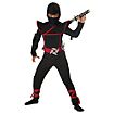 Ninja Fighter Kostüm für Kinder schwarz