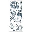 Pirat Klebe-Tattoo Set