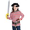 Pirate costume for children 7-piece with pirate sabre