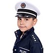 Polizeihut für Kinder weiß