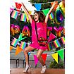Regenbogen Wimpelkette Papier 3 Meter