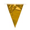 Riesenwimpelkette 10 Meter gold metallic