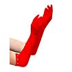 Satin gloves extra long red for children