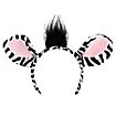 Zebra Accessoire Set für Kinder