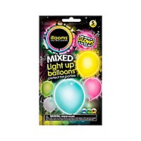 5 illooms LED Luftballons sunny