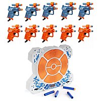 Action Bundle: Nerf Elite 2.0 Ace SD-1 10er-Pack + Elektronische Zielscheibe DX7