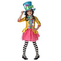 Alice im Wunderland Verrückte Hutmacherin Kostüm für Mädchen