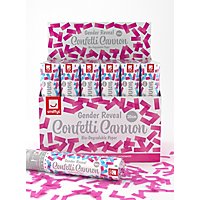 Baby shower confetti cannon pink - biodegradable