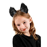 Black cat accessory set for children