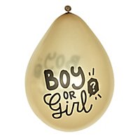 Boy or Girl balloons 6 pieces