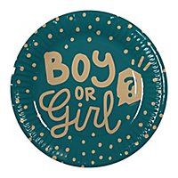 Boy or girl paper plates 10 pieces