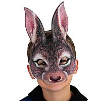 Brown bunny mask for children