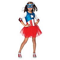Captain America Mädchen Kinderkostüm