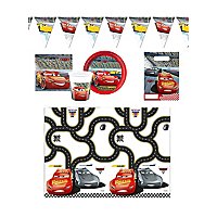 Cars birthday party set 45 pieces