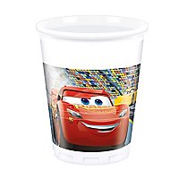 Cars drinking cup 8 pieces