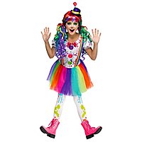 Color Blot Clown Child Costume
