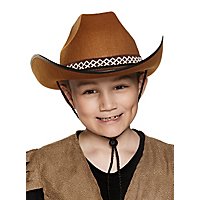 Cowboy hat for children brown