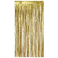 Door curtain gold metallic