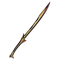 Elven sword - Nalandra, short, red Larp weapon