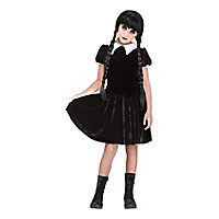 Gothic girl schoolgirl costume for kids
