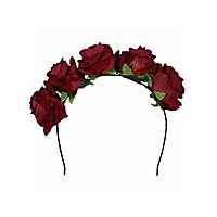 Hairband with roses red