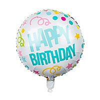 Happy Birthday foil balloon