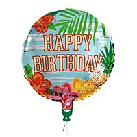 Happy Birthday Folienballon Hawaii