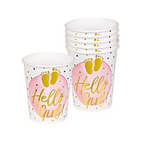 Hello Girl! Paper cups 6 pieces