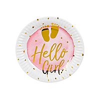 Hello Girl! Paper plates 6 pieces