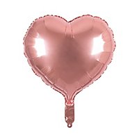 Herz Folienballon rosé