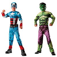 Hulk & Captain America Wende-Overall für Kinder