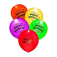 Illuminated balloons Happy Birthday
