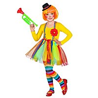 Kleiner Zirkusclown Kostüm für Mädchen