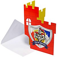Knight invitation cards 8 pieces