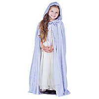 Light blue hooded coat for children