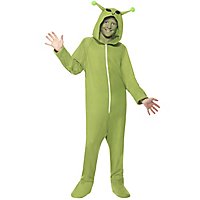 Little green man child costume