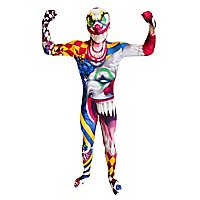 Morphsuit children clown full body costume