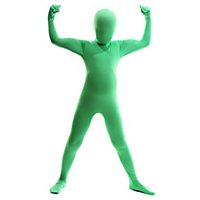 Morphsuit Kinder grün Ganzkörperkostüm