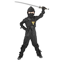Ninja fighter kid’s costume black