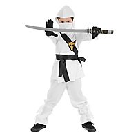 Ninja fighter kid’s costume white