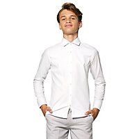 OppoSuits Teen White Knight Kinder Hemd