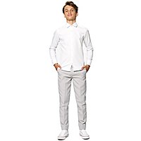 OppoSuits Teen White Knight Kinder Hemd