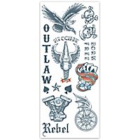 Outlaw Klebe-Tattoo