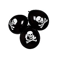Pirate flag balloons 6 pieces