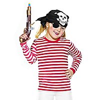 Piratenkostüm für Kinder 4-teilig mit Piratenpistole