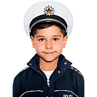 Police hat for children white