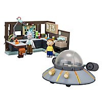 Rick and Morty - Bauset Spaceship & Garage