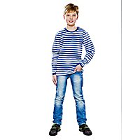 Ringelshirt for children long-sleeved blue-white