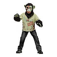 Schimpansen-Zombie Kinderkostüm