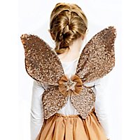 Sequins fairy wings Aurelia nut brown